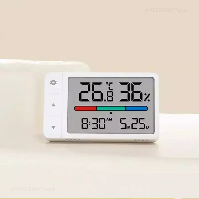 Intelligent Thermometer Hygrometer Meter Multi Function Clock Digital Display Weather Station Sensor for Home