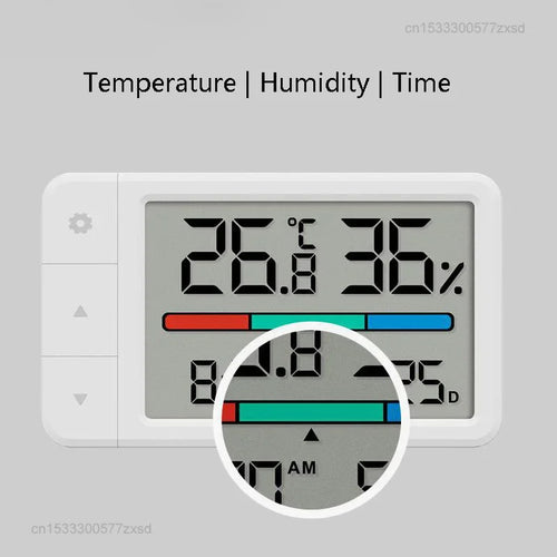 Intelligent Thermometer Hygrometer Meter Multi Function Clock Digital Display Weather Station Sensor for Home